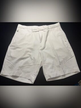 RLX White 9-Inch Classic Golf Short